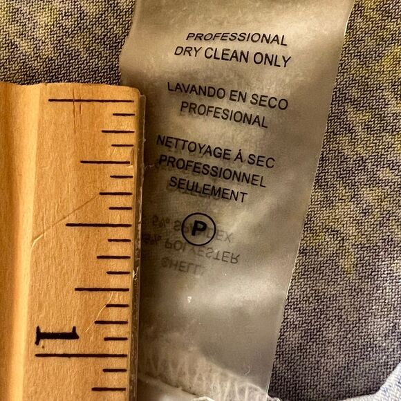 Calvin Klein Sleeveless Top Abstract Print Ruched Neck Casual Blouse Multicolor - Picture 9 of 10